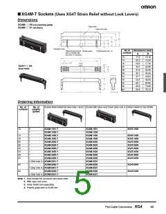 浏览型号XG4A-4031的Datasheet PDF文件第5页