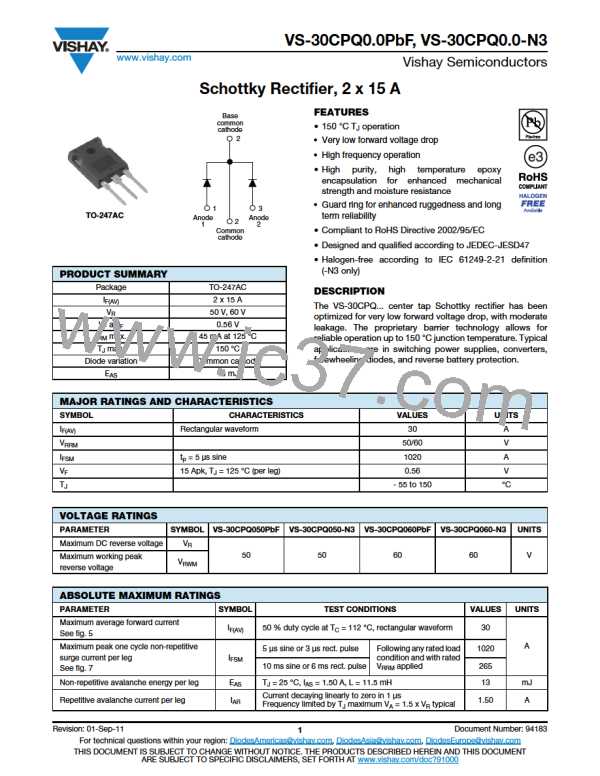 VS-30CPQ050-N3图片预览