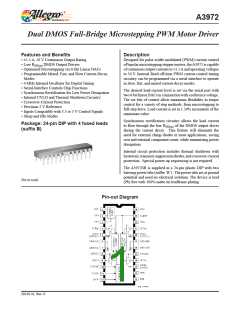 浏览型号A3972SB-T的Datasheet PDF文件第1页