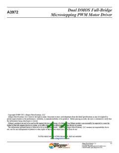 浏览型号A3972SB-T的Datasheet PDF文件第11页
