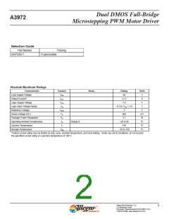 浏览型号A3972SB-T的Datasheet PDF文件第2页