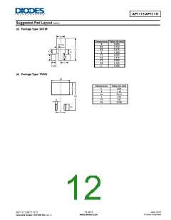 浏览型号AP1117IE33G-13的Datasheet PDF文件第12页