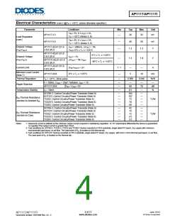 浏览型号AP1117IE33G-13的Datasheet PDF文件第4页