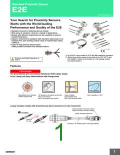 浏览型号E2E-X20MD1-M1的Datasheet PDF文件第1页