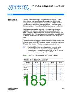 浏览型号EP2C35F484I8N的Datasheet PDF文件第185页