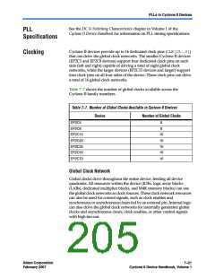 浏览型号EP2C8F256I8N的Datasheet PDF文件第205页
