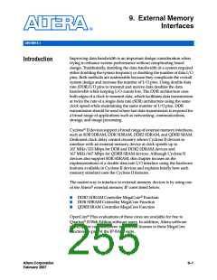 浏览型号EP2C8F256I8N的Datasheet PDF文件第255页