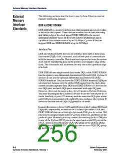 浏览型号EP2C8F256I8N的Datasheet PDF文件第256页
