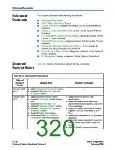浏览型号EP2C8F256I8N的Datasheet PDF文件第320页