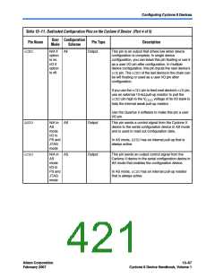 浏览型号EP2C8F256I8N的Datasheet PDF文件第421页