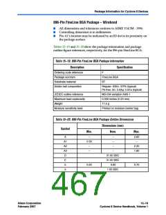 浏览型号EP2C8F256I8N的Datasheet PDF文件第467页