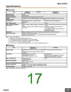 浏览型号H7EC-NV-H的Datasheet PDF文件第17页