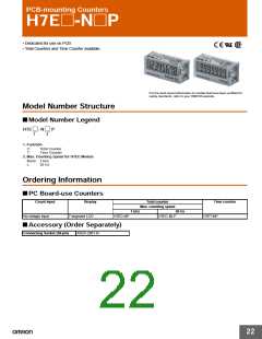 浏览型号H7EC-NV-H的Datasheet PDF文件第22页