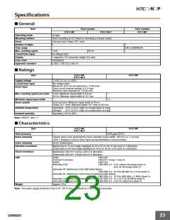浏览型号H7EC-NV-H的Datasheet PDF文件第23页