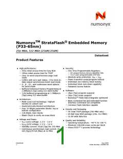浏览型号JS28F256P33BFE的Datasheet PDF文件第1页