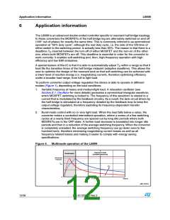 浏览型号L6699DTR的Datasheet PDF文件第12页