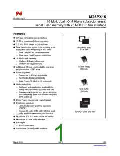浏览型号M25PX16的Datasheet PDF文件第1页