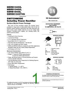 浏览型号MBRD1045G的Datasheet PDF文件第1页
