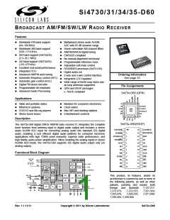 浏览型号Si4734-D60-GM的Datasheet PDF文件第1页