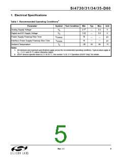 浏览型号Si4734-D60-GM的Datasheet PDF文件第5页