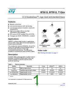 浏览型号T1250-600G的Datasheet PDF文件第1页