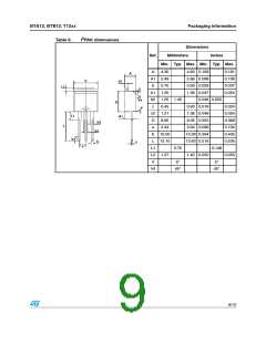 浏览型号T1250-600G的Datasheet PDF文件第9页