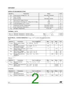浏览型号VNP35N07-E的Datasheet PDF文件第2页