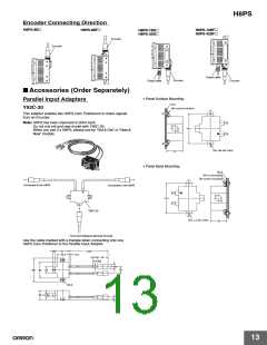 浏览型号Y92C-30的Datasheet PDF文件第13页
