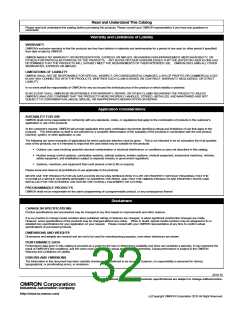 浏览型号Y92C-30的Datasheet PDF文件第32页