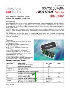 浏览型号IRAMS10UP60A-2的Datasheet PDF文件第1页