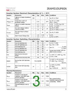 浏览型号IRAMS10UP60A-2的Datasheet PDF文件第3页