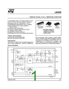 浏览型号L6205PD013TR的Datasheet PDF文件第1页