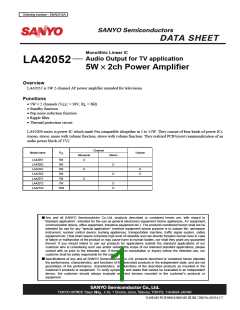 浏览型号LA42071的Datasheet PDF文件第1页