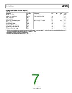 浏览型号AD5290YRMZ100-R7的Datasheet PDF文件第7页