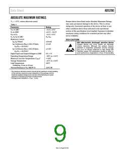 浏览型号AD5290YRMZ100-R7的Datasheet PDF文件第9页