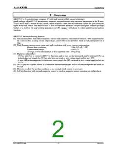 浏览型号AK8975的Datasheet PDF文件第2页