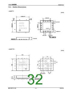 浏览型号AK8975的Datasheet PDF文件第32页