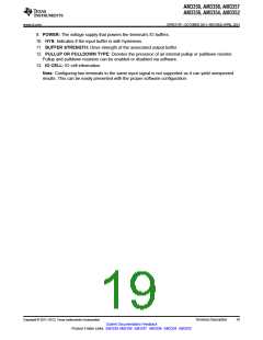 浏览型号AM3352BZCZD80的Datasheet PDF文件第19页