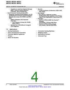 浏览型号AM3352BZCZD80的Datasheet PDF文件第4页