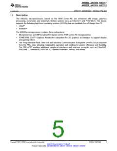 浏览型号AM3352BZCZD80的Datasheet PDF文件第5页