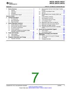 浏览型号AM3352BZCZD80的Datasheet PDF文件第7页