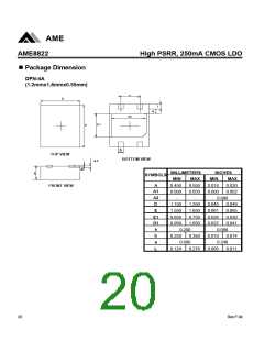 浏览型号AME8822AEVT150Z的Datasheet PDF文件第20页