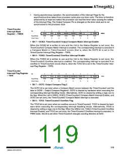 浏览型号ATMEGA8L-8MUR的Datasheet PDF文件第119页
