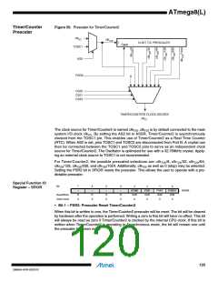 浏览型号ATMEGA8L-8MUR的Datasheet PDF文件第120页
