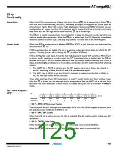 浏览型号ATMEGA8L-8MUR的Datasheet PDF文件第125页