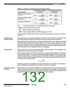 浏览型号ATMEGA8L-8MUR的Datasheet PDF文件第132页