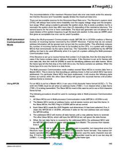 浏览型号ATMEGA8L-8MUR的Datasheet PDF文件第145页