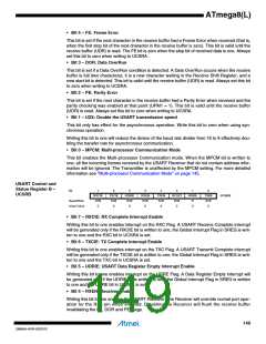 浏览型号ATMEGA8L-8MUR的Datasheet PDF文件第149页