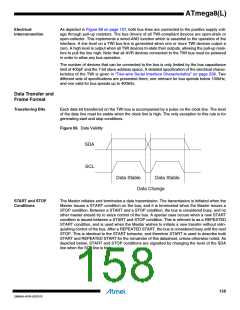 浏览型号ATMEGA8L-8MUR的Datasheet PDF文件第158页
