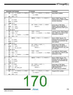 浏览型号ATMEGA8L-8MUR的Datasheet PDF文件第170页
